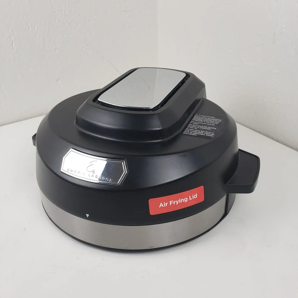 Emeril Lagasse Pressure Cooker Air Fryer Combo Replacement Air Frying Lid Black